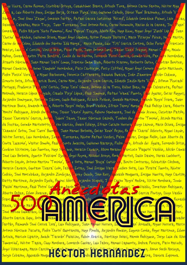 Portada de libro del equipo América por Hector Hernández - Editorial Barker Books - Publicación de autores independientes. Escritura de libros. Marketing que vende libros. Trato humano. Derechos a tu nombre.